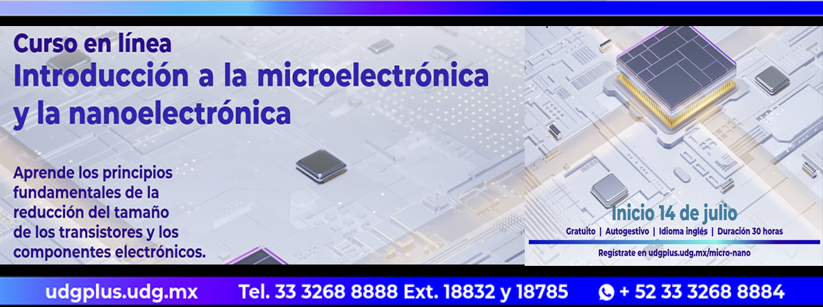 Cartel del Curso en línea: Introducción a la microelectrónica y la nanoelectrónica