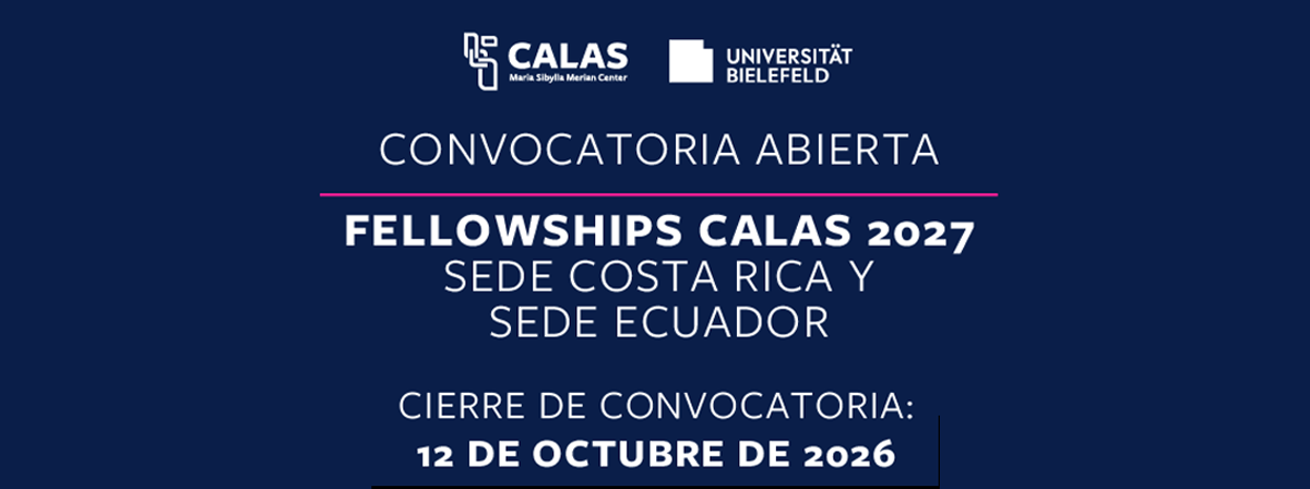 Cartel de Fellowships CALAS 2027 Costa Rica y Ecuador