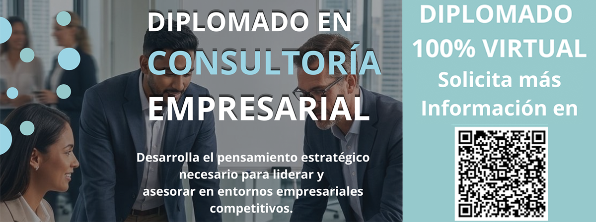 Cartel del Diplomado Virtual en Consultoría Empresarial