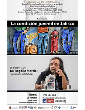 Grafico del Conversatorio: La condición juvenil en Jalisco