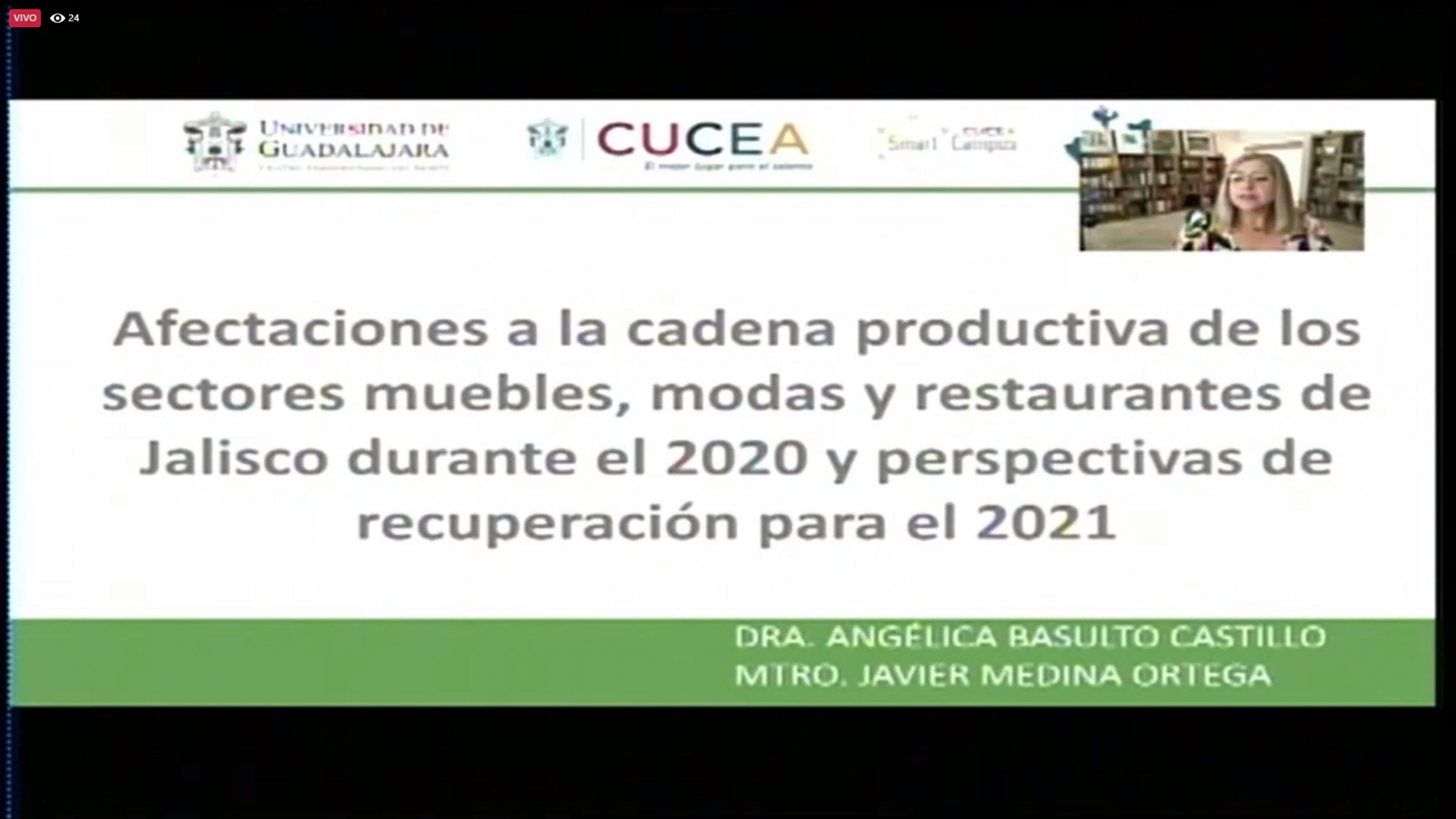 Académicos del CUCEA analizan los efectos económicos del COVID-19 en dichos rubros durante 2020