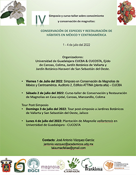 IV Simposio y curso-taller sobre conocimiento y conservación de magnolias |  Universidad de Guadalajara