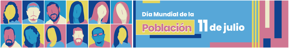 Ilustración del día mundial de la población 