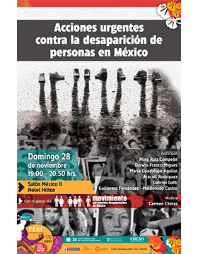 Mesa de Análisis: “Acciones urgentes contra la desaparición de personas en México”