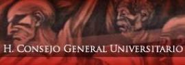 Sitio web del Consejo General Universitario máximo órgano de la Universidad de Guadalajara