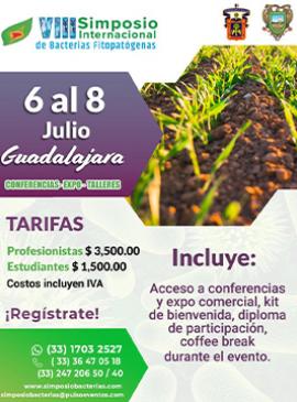 Cartel del VIII Simposio Internacional de Bacterias Fitopatógenas