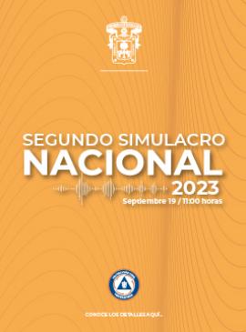 Cartel del Segundo Simulacro Nacional 2023 Cartel del Segundo Simulacro Nacional 2023