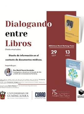 Cartel de la Charla virtual sobre: Diseño de información en el contexto de documentos médicos Cartel de la Charla virtual sobre: Diseño de información en el contexto de documentos médicos