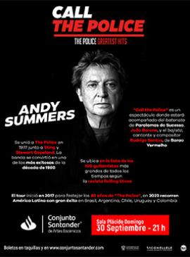 Cartel de Andy Summers: Call the police Cartel de Andy Summers: Call the police