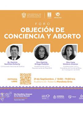 Cartel del Foro: Objeción de conciencia y aborto Cartel del Foro: Objeción de conciencia y aborto