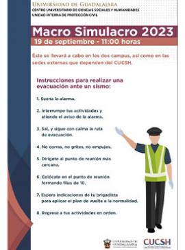 Cartel del Macro Simulacro 2023