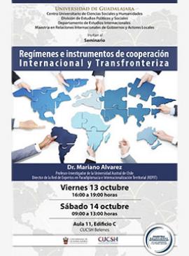 Cartel del Seminario: Regímenes e instrumentos de cooperación Internacional y Transfronteriza Cartel del Seminario: Regímenes e instrumentos de cooperación Internacional y Transfronteriza