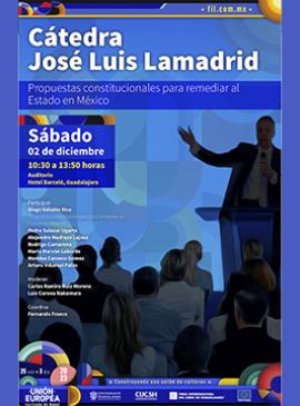 Cartel de la Cátedra José Luis Lamadrid