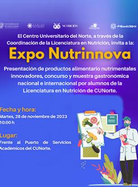 Cartel de la Expo Nutrinnova en CUNorte