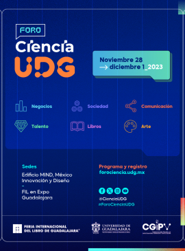 Cartel del Foro Ciencia UDG