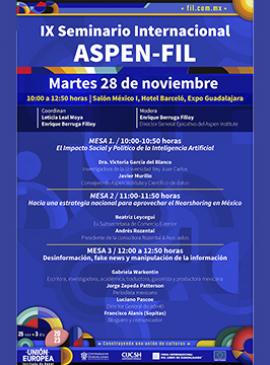 Cartel del IX Seminario Internacional ASPEN-FIL