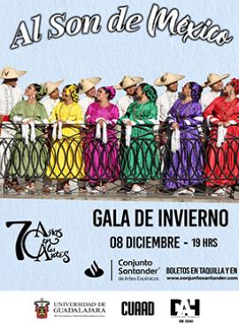 Cartel de la Gala de invierno: Al son de México