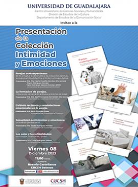Cartel de la Presentación de la Colección Intimidad y Emociones
