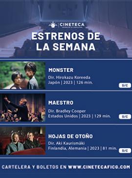 Cartel de los estrenos de la Cineteca FICG, del 7 al 13 de diciembre