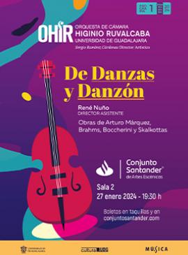 Cartel del OHIR Programa 1: De danzas y danzón