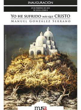 Cartel de la exposición: Yo he sufrido más que Cristo