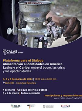 Cartel de la Plataforma para el Diálogo: Alimentación e Identidades en América Latina y el Caribe