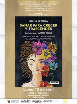 Cartel de la Presentación del libro: Sanar para crecer y trascender Cartel de la Presentación del libro: Sanar para crecer y trascender