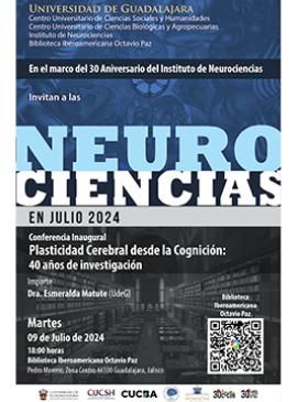 Cartel de Neurociencias en julio 2024
