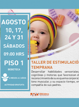 Cartel del Taller de estimulación temprana Cartel del Taller de estimulación temprana