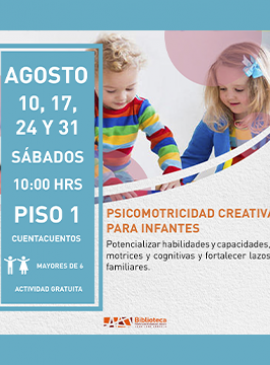 Cartel de Psicomotrocidad creativa para infantes Cartel de Psicomotrocidad creativa para infantes
