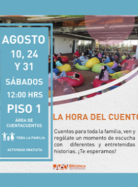 Cartel de la hora del cuento Cartel de la hora del cuento