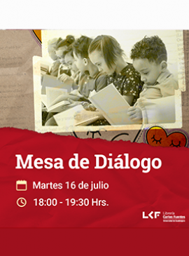 Cartel de la Mesa de diálogo. Título: Llora corazón pero no te rompas: el duelo para niños en la literatura infantil Cartel de la Mesa de diálogo. Título: Llora corazón pero no te rompas: el duelo para niños en la literatura infantil
