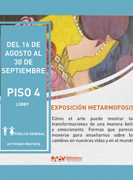 Cartel de la Exposición: Metamorfosis Cartel de la Exposición: Metamorfosis