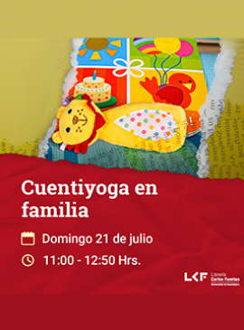 Cartel de Cuentiyoga en familia (2 años en adelante) Cartel de Cuentiyoga en familia (2 años en adelante)