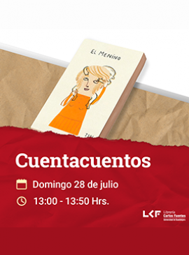 Cartel del Cuentacuentos. Título: El Menino Cartel del Cuentacuentos. Título: El Menino