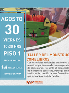Cartel del Taller comelibros Cartel del Taller comelibros