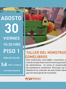 Cartel del Taller comelibros