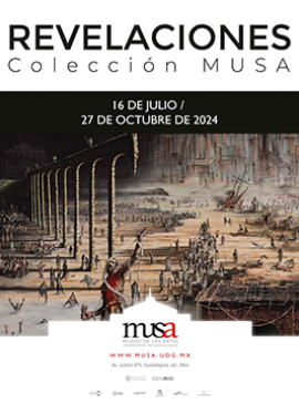 Cartel de la Exposición: Revelaciones. Colección MUSA