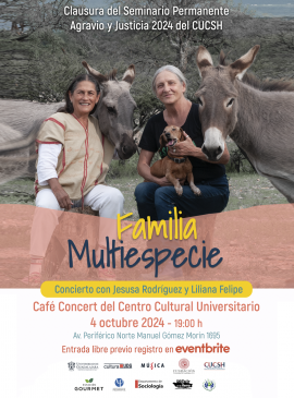 Cartel de Familia Multiespecie , concierto de Liliana Felipe Cartel de Familia Multiespecie , concierto de Liliana Felipe