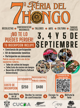 Cartel de la 7a Feria del Hongo Cartel de la 7a Feria del Hongo