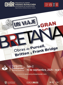 Cartel de OHIR programa 8: Un viaje a Gran Bretaña Cartel de OHIR programa 8: Un viaje a Gran Bretaña