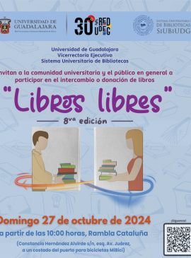 Cartel de la 8va edición "Libros libres"