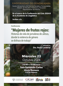 Cartel de la Conferencia: Mujeres de frutos rojos