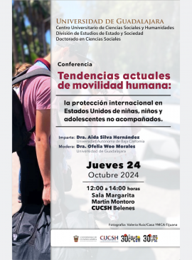 Cartel de la Conferencia: Tendencias actuales de movilidad humana