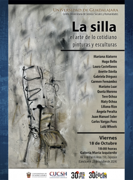 Cartel de la Exposición: "La silla: El arte de lo cotidiano pinturas y esculturas" Cartel de la Exposición: "La silla: El arte de lo cotidiano pinturas y esculturas"