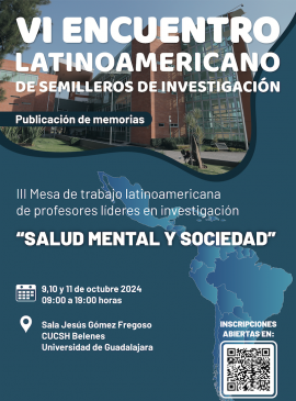 Cartel del VI Encuentro Latinoamericano de Semilleros de Investigación