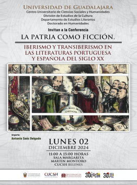 Cartel de la Conferencia: La patria como ficción Cartel de la Conferencia: La patria como ficción