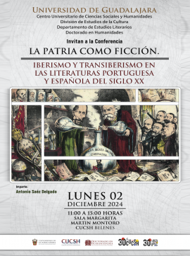 Cartel de la Conferencia: La patria como ficción