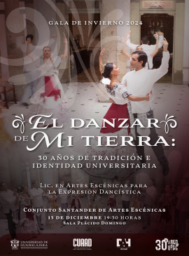 Cartel de la Gala de invierno 2024 "El danzar de mi tierra"