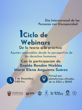Cartel del 1 Ciclo de Webinars "De la teoría a la práctica" Cartel del 1 Ciclo de Webinars "De la teoría a la práctica"